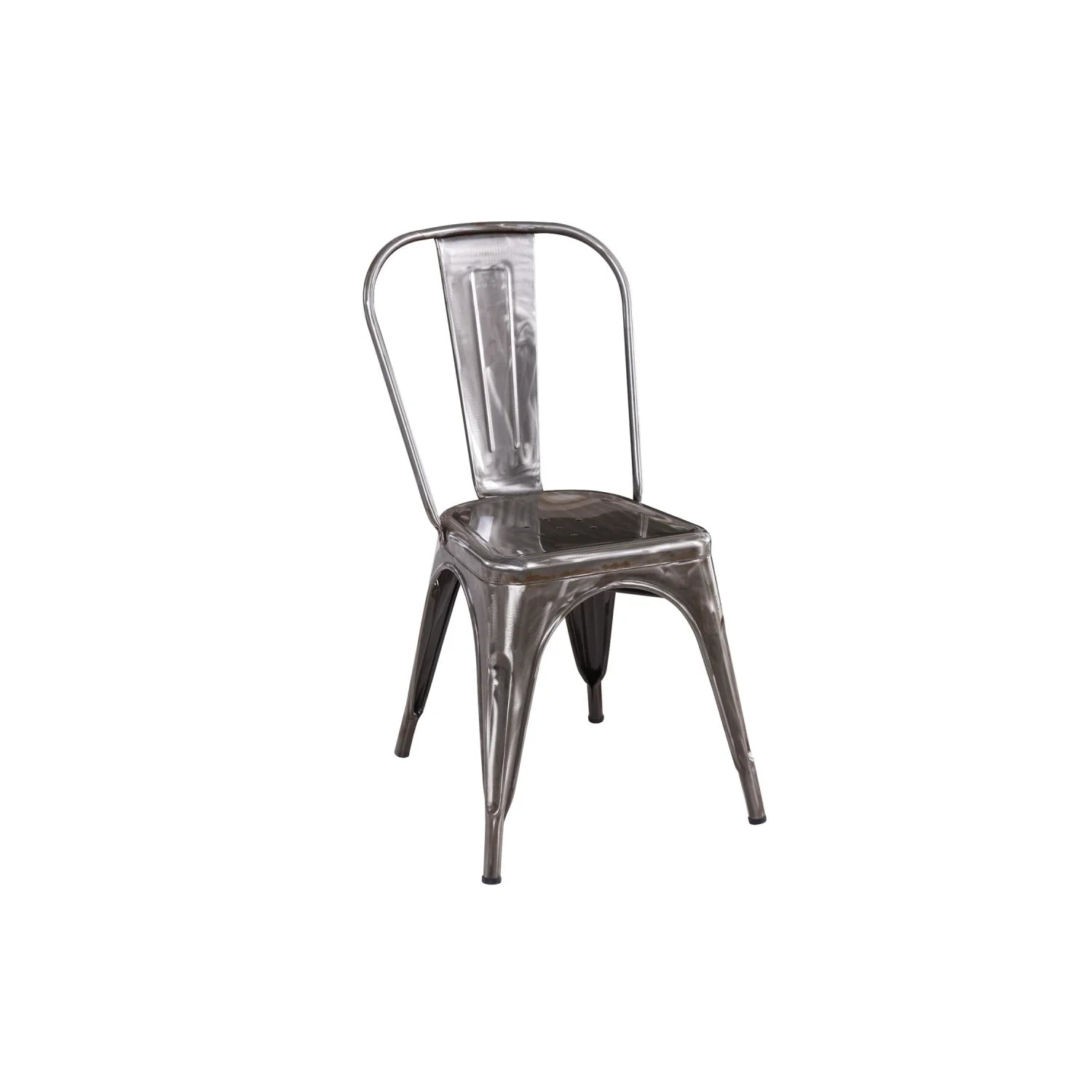 LÚZETE - SEDIA JOSEPHINE IN METALLO INVECCHIATO