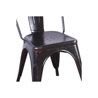 LÚZETE - SEDIA JOSEPHINE NERO ANTICO