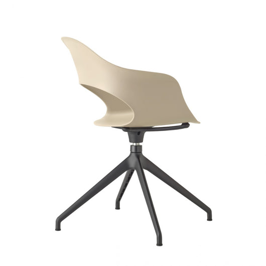 SEDIA LADY B TRESPOLO GIREVOLE TECNOPOLIMERO MADE IN ITALY SCAB DESIGN - Tortora 15