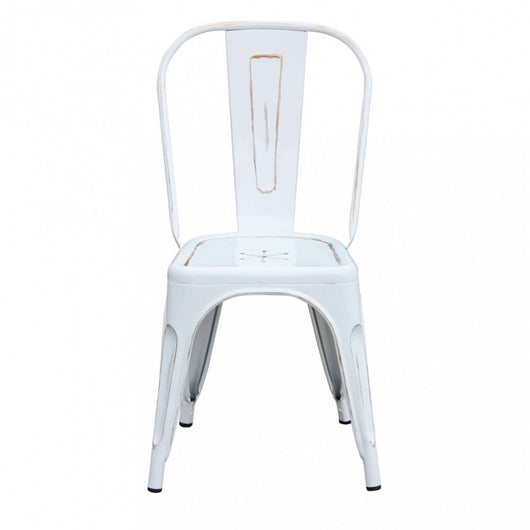 SEDIA LOLA BIANCO ANTICO