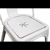 SEDIA LOLA BIANCO ANTICO