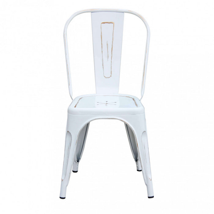 SEDIA LOLA BIANCO ANTICO