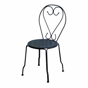 Sedia metallo new old antracite chiaro cm 41x48h90