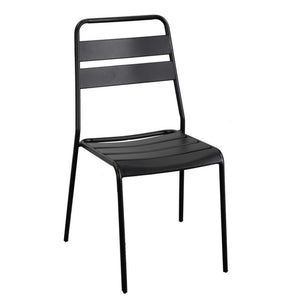 Sedia metallo Rovigo antracite cm 50x54h42/87