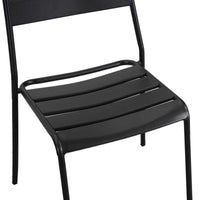 Sedia metallo Rovigo antracite cm 50x54h42/87