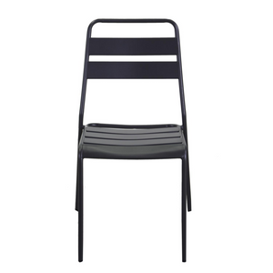 Sedia metallo Rovigo antracite cm 50x54h42/87