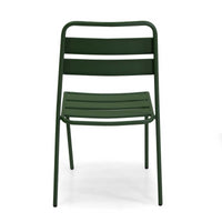 Sedia metallo Rovigo verde cm 50x54h42/87