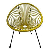 LÚZETE - SEDIA MIAMI SPRINGS GIALLO