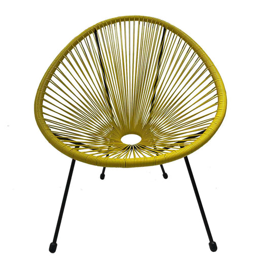 LÚZETE - SEDIA MIAMI SPRINGS GIALLO