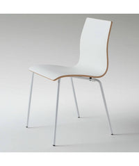 Sedia Milano In Legno Curvato E Fenix Made In Italy - Set Da 2