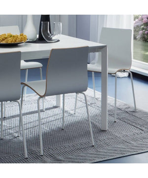 Sedia Milano In Legno Curvato E Fenix Made In Italy - Set Da 2