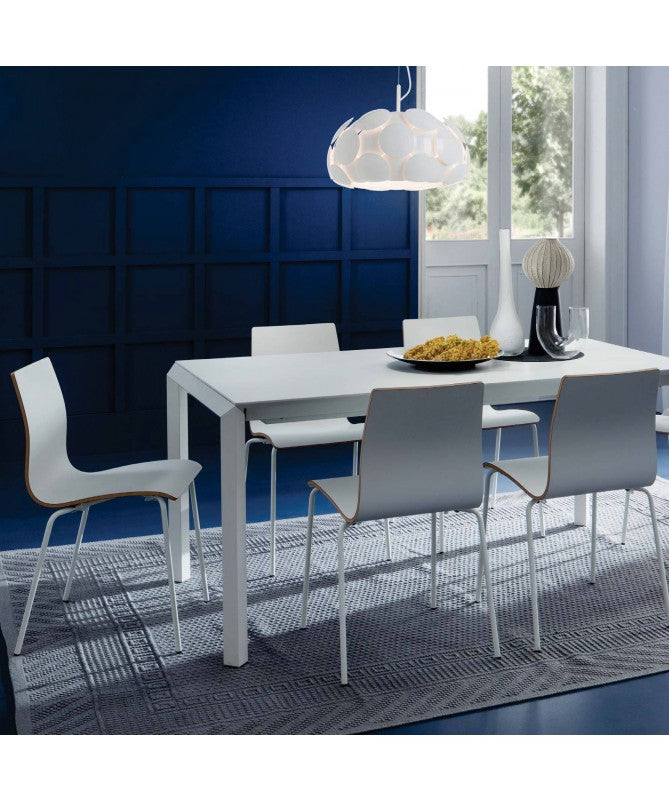 Sedia Milano In Legno Curvato E Fenix Made In Italy - Set Da 2