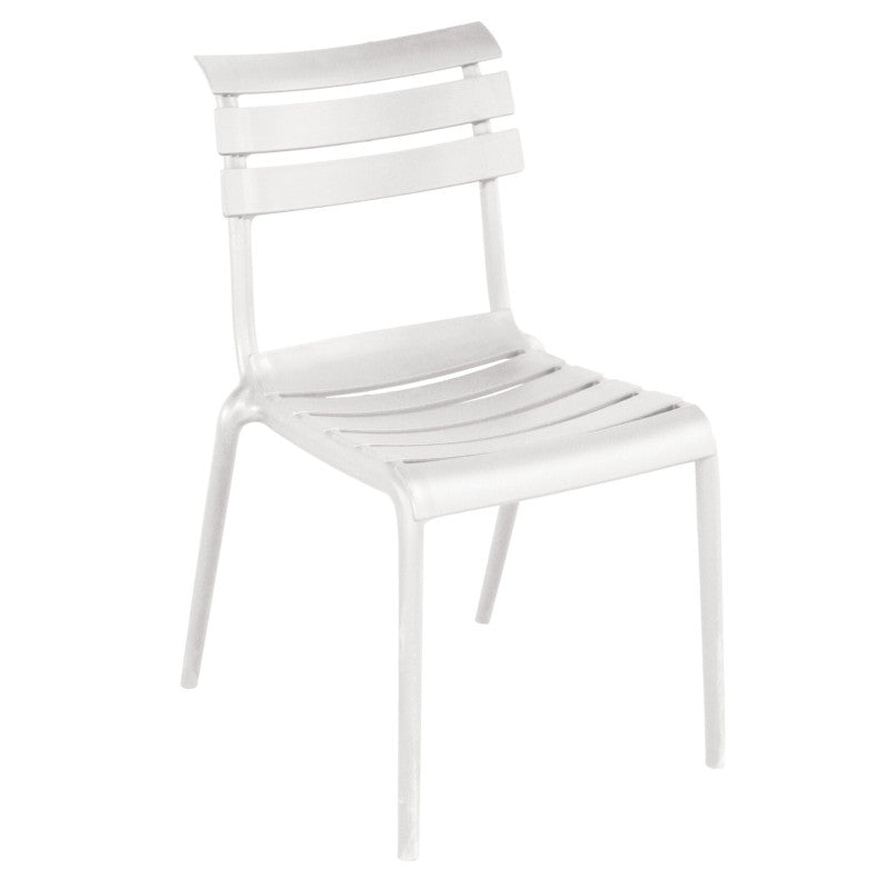 Sedia Olbia Senza Braccioli In Polipropilene Bianca Moia