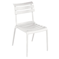 Sedia Olbia Senza Braccioli In Polipropilene Bianca Moia