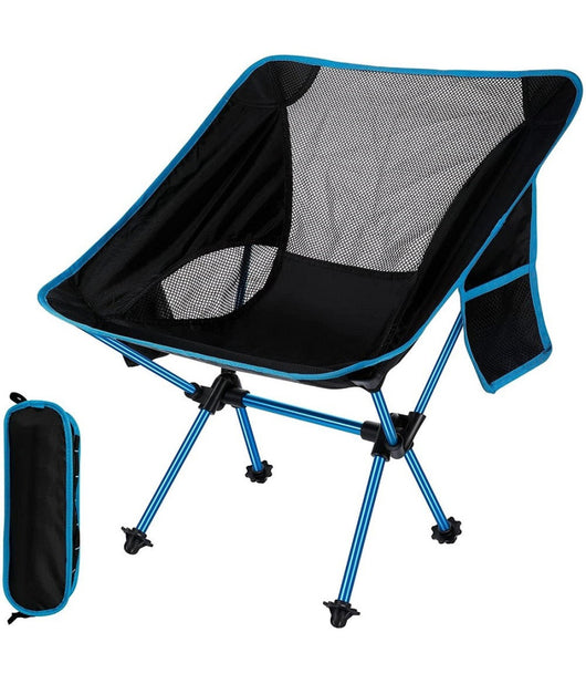 Sedia Pieghevole Da Campeggio Con Borsa Portatile Spiaggia Pesca Picnic Giardino         