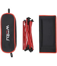 Sedia Pieghevole Da Campeggio Pesca Impermeabile Portatile Carico 140kg Tessuto         