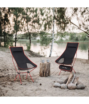 Sedia Pieghevole Da Campeggio Pesca Impermeabile Portatile Carico 140kg Tessuto         