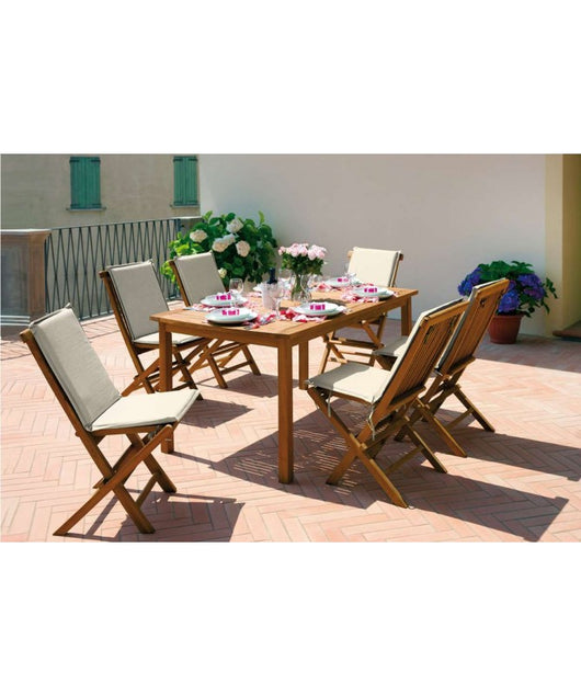 Sedia pieghevole Salina MOIA in teak