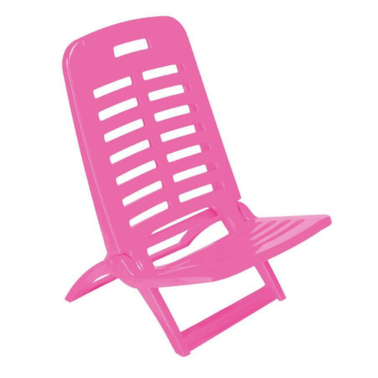 Trade Shop - Sedia Pieghevole Sdraio Da Spiaggia Mare Spiaggina Leggera Portatile Colorata Relax -