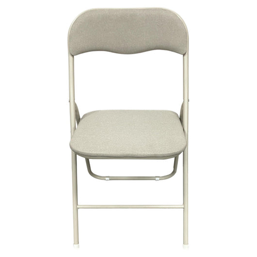 Sedia Pieghevole Syria In Tessuto Poliestere Beige