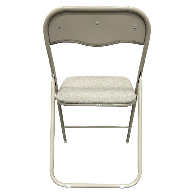 Sedia Pieghevole Syria In Tessuto Poliestere Beige