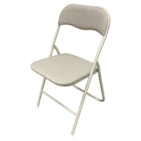 Sedia Pieghevole Syria In Tessuto Poliestere Beige