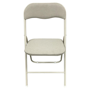 Sedia Pieghevole Syria In Tessuto Poliestere Beige