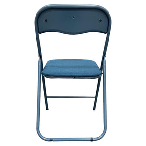 Sedia Pieghevole Syria In Tessuto Poliestere Blu