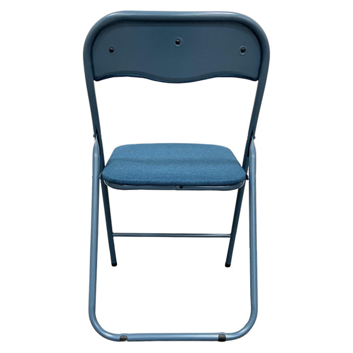 Sedia Pieghevole Syria In Tessuto Poliestere Blu