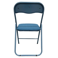 Sedia Pieghevole Syria In Tessuto Poliestere Blu
