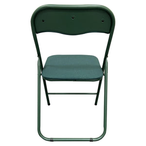Sedia Pieghevole Syria In Tessuto Poliestere Verde Scuro