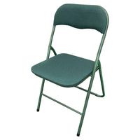 Sedia Pieghevole Syria In Tessuto Poliestere Verde Scuro