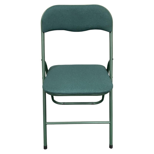 Sedia Pieghevole Syria In Tessuto Poliestere Verde Scuro