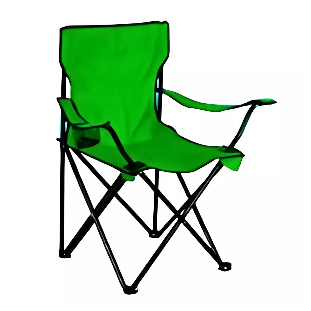 Trade Shop - Sedia Pipistrello Pieghevole Con Portabicchiere Pesca Campeggio Mare Spiaggia 350006 -