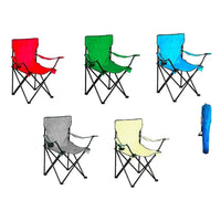 Trade Shop - Sedia Pipistrello Pieghevole Con Portabicchiere Pesca Campeggio Mare Spiaggia 350006 -