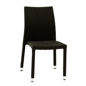 Sedia polyrattan adila noce quadro cm 47x61h44/46/88