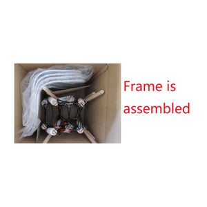 Sedia resina legno nero cm 51x46h42,5/82