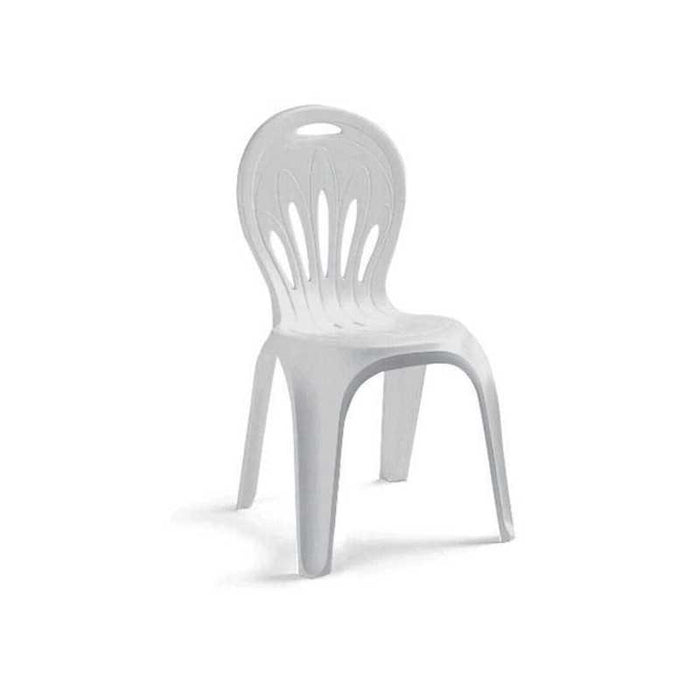 Sedia Resina Monoblocco Stella di Mare Bianca 1185 Scab