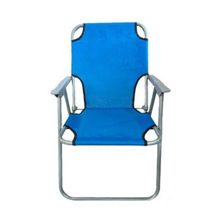 Trade Shop - Sedia Sdraio Pieghevole Campeggio Spiaggia Relax In Tessuto Oxford 52x63x74.5cm 350017 -