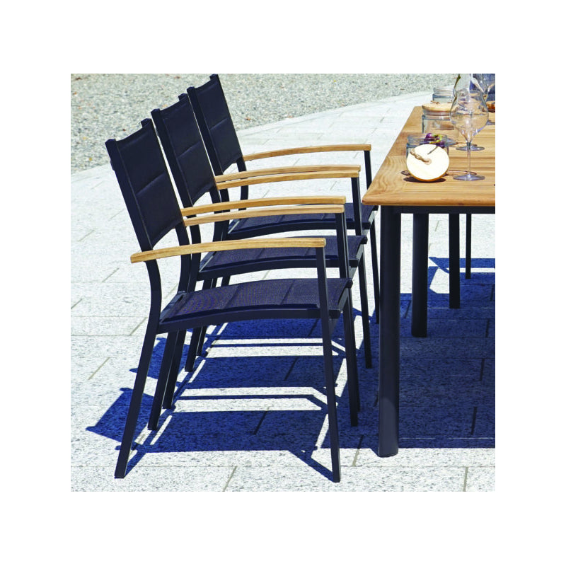 Sedia Tenerife MOIA grigio antracite