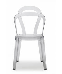 Sedia Titì set da 4 policarbonato - Made in Italy SCAB DESIGN - trasparente fume' 183