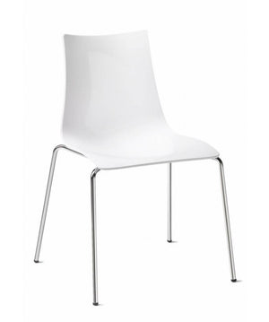 Sedia Zebra antishock set da 4 policarbonato Made in Italy SCAB DESIGN - Bianco 310