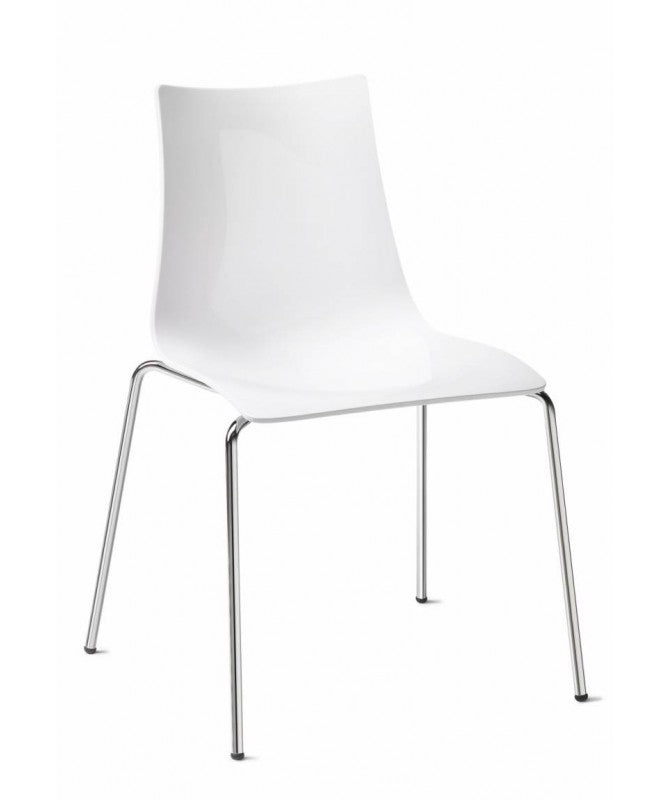 Sedia Zebra antishock set da 4 policarbonato Made in Italy SCAB DESIGN - Bianco 310