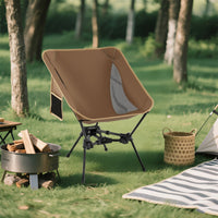 Sedia ultra-leggera pieghevole da zaino con borsa da trasporto-Sedia da campeggio portatile per escursionismo e spiaggia Caff¨¨