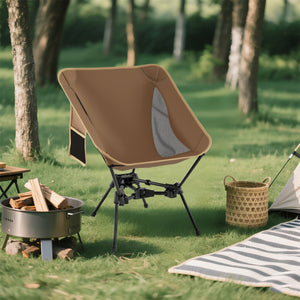 Sedia ultra-leggera pieghevole da zaino con borsa da trasporto-Sedia da campeggio portatile per escursionismo e spiaggia Caff¨¨