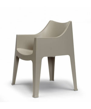 SEDIE COCCOLONA SET DA 2 in TECNOPOLIMERO MADE IN ITALY SCAB DESIGN - Tortora 15