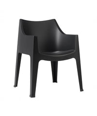 SEDIE COCCOLONA SET DA 2 in TECNOPOLIMERO MADE IN ITALY SCAB DESIGN - Antracite 81