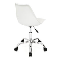 IDMarket - Sedie da scrivania scandinavo bianco con rotelle SARA