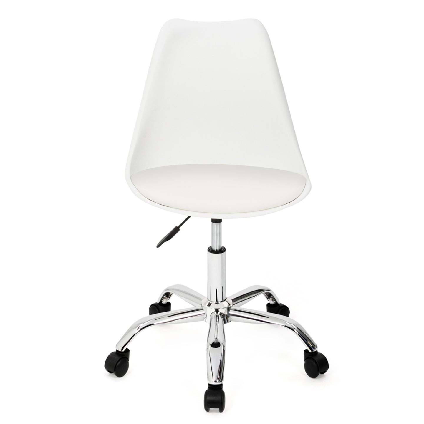 IDMarket - Sedie da scrivania scandinavo bianco con rotelle SARA