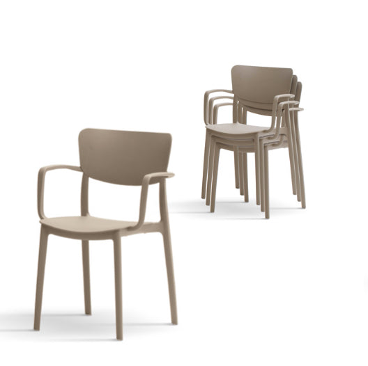 Set 4 sedie bianche da giardino Bianco, ZZNLF6010